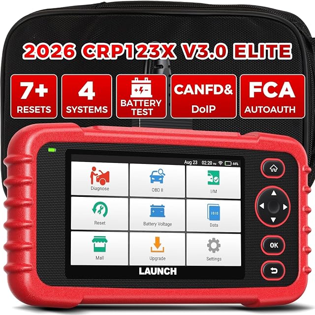 Scanner diagnostico LAUNCH CRP123X Elite V3.0 con schermo touch